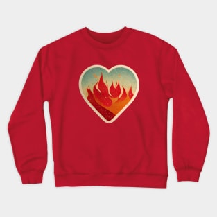 The fire in my heart Crewneck Sweatshirt